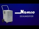 Commercial Dehumidifier, 110 Pt, Silver