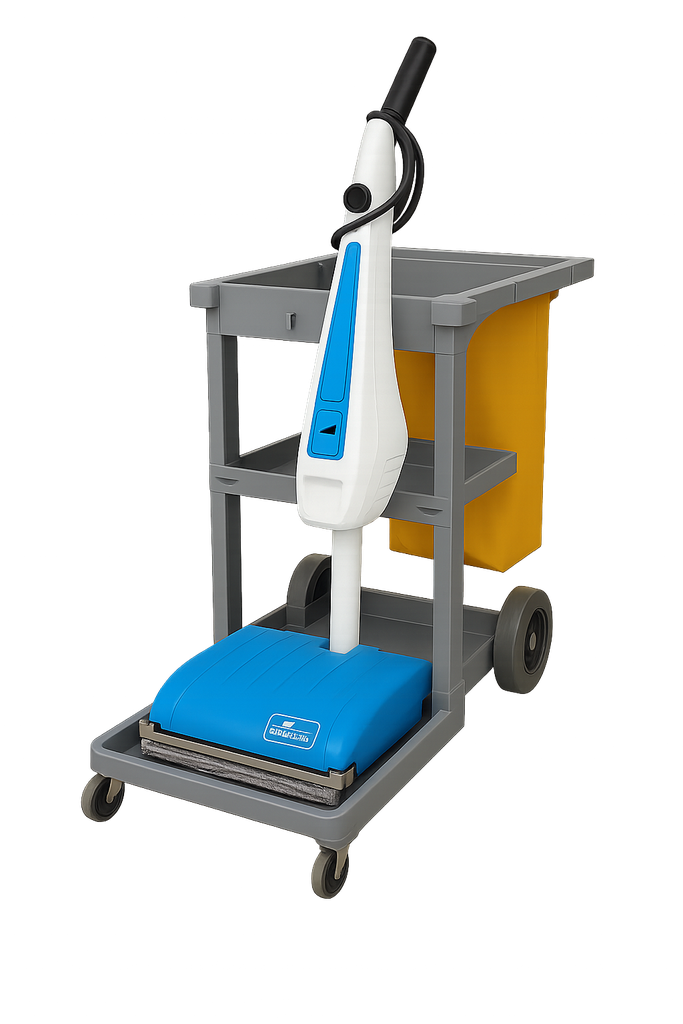 Floorwash with Maid Cart