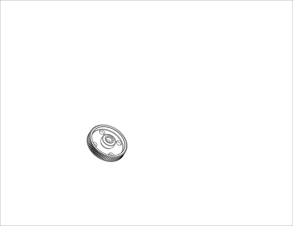 COG with Bearing 78mm Diameter for Floorwash Machines