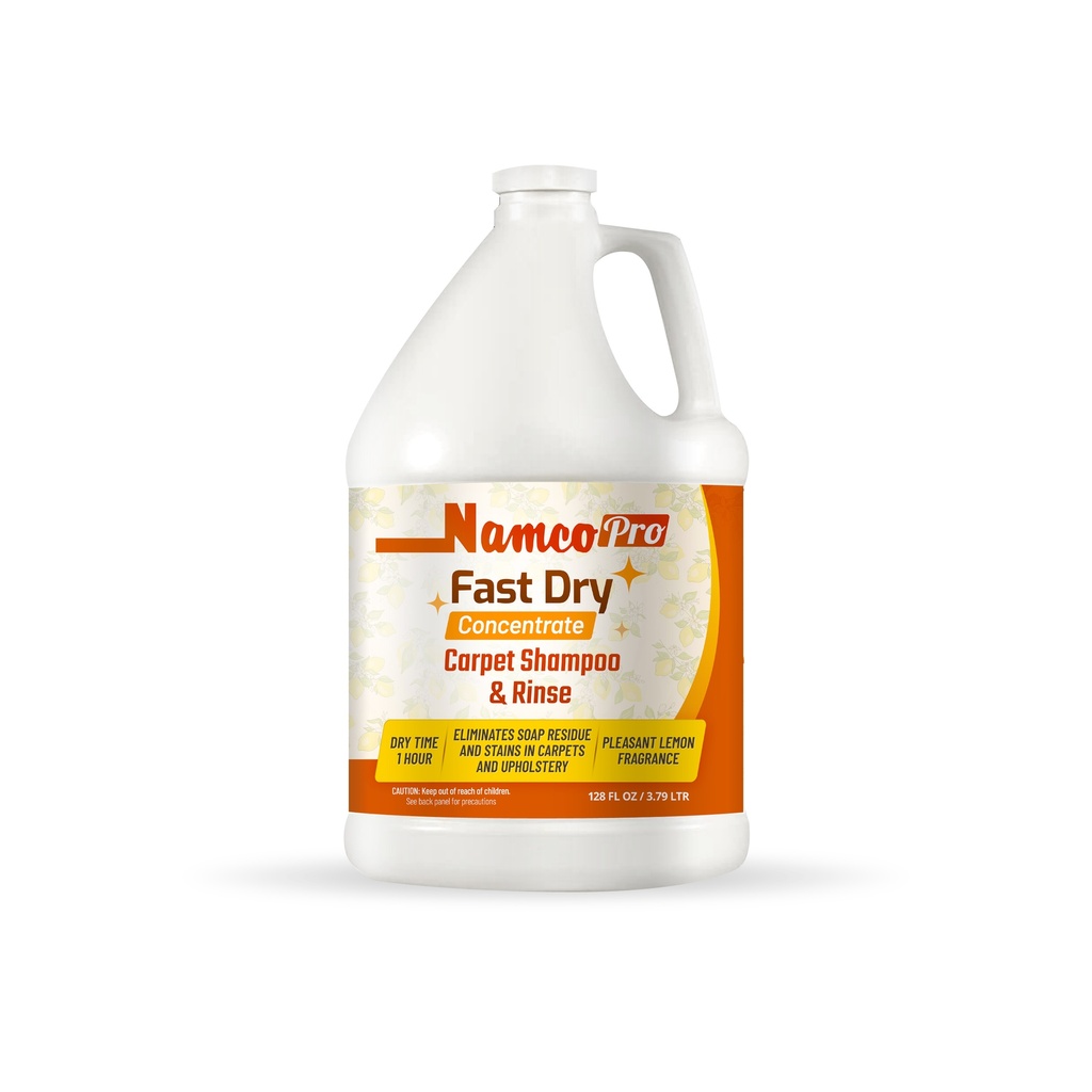 Fast Dry, Carpet Shampoo & Rinse, Gallon