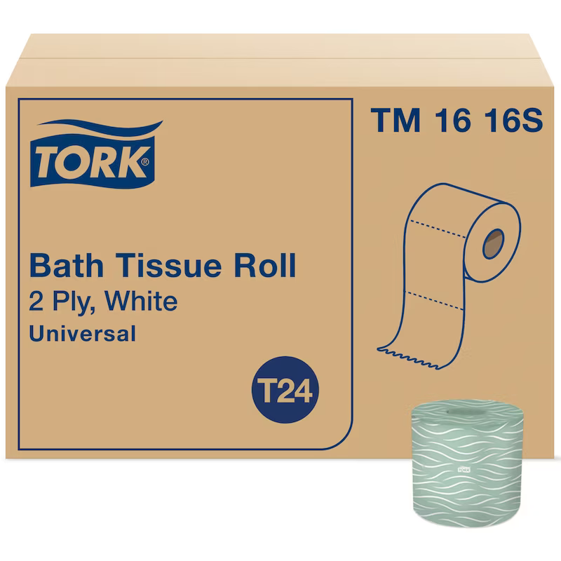 Mainstreet Tork Toilet Paper, 2-Ply 96 Ea/Cs