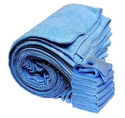Microfiber Cloth Rags, 12 Ea/Pk