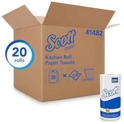 Premium Scott Paper Towels, 1-Ply 20 Ea/Cs