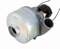 Vacuum Motor, Small 3 Stage Straight 2in Hose Connector