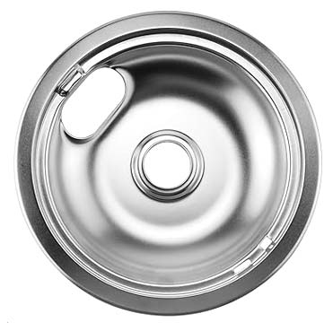 [4031] 8in Universal Whirlpool Drip Pan, 6 Ea/Pk
