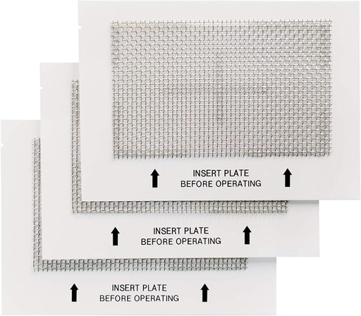[2122-Plates] Ceramic Ozone Plates for 6.5in x 4.5in Ozone. 3 Ea/Cs