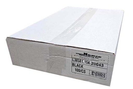 [6086] Heavy Duty Roll, Large Black 38x58 60 Gal 100 Ea/Cs