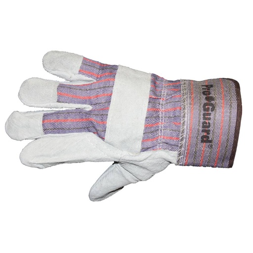 [4138] Mens Leather Palm Gloves Gunn Cut